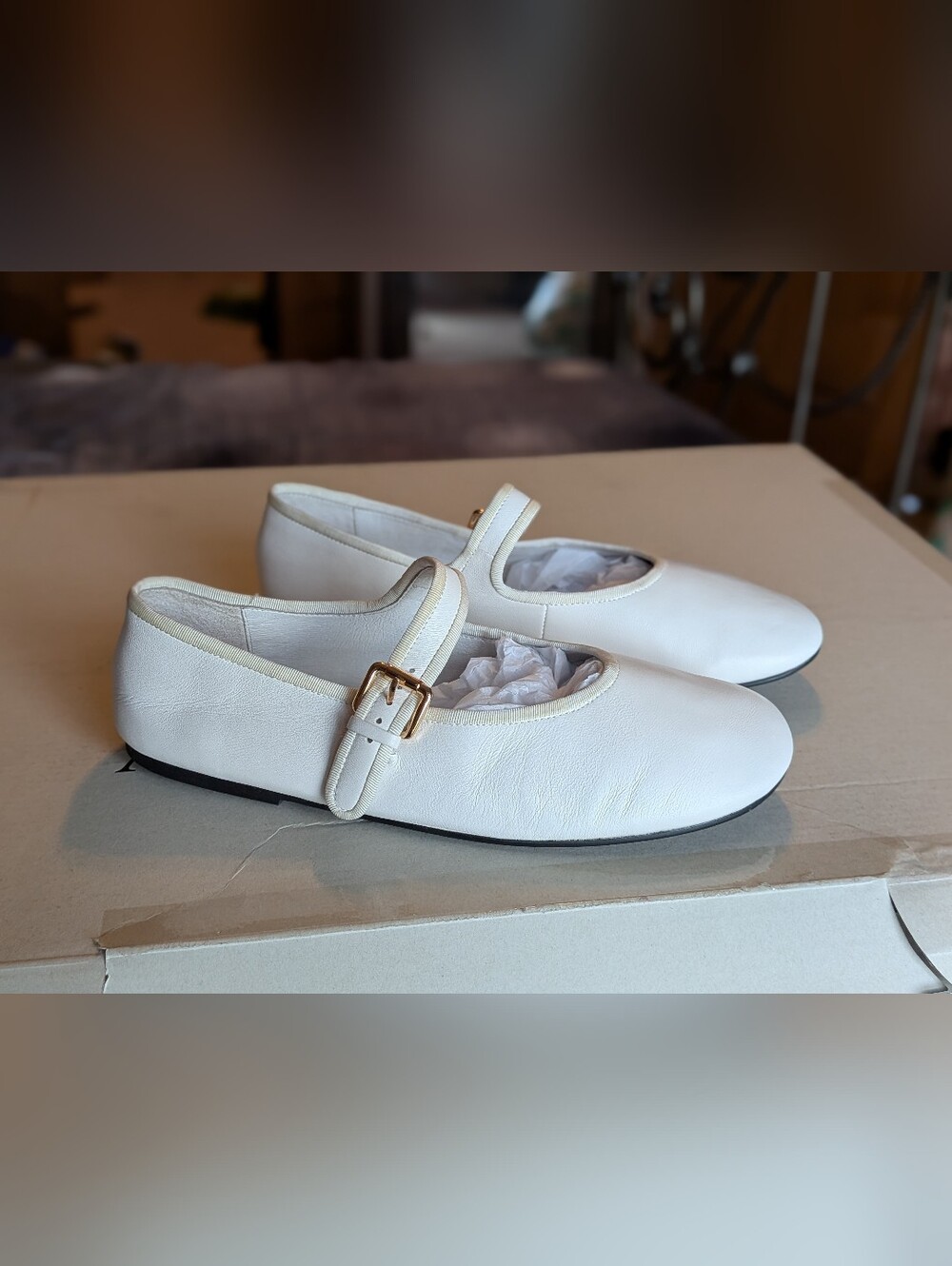 Tony Bianco Meadow Ballet Flats White Nappa 8